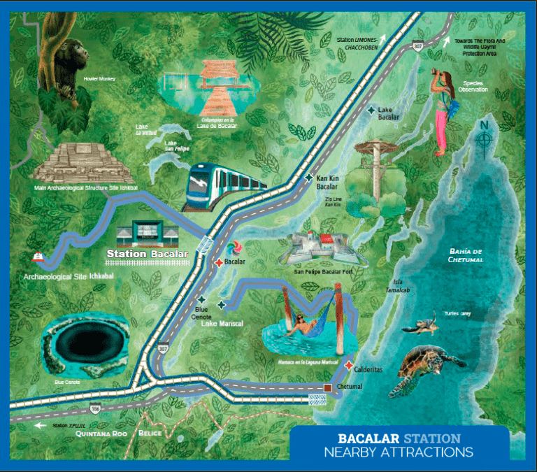 Bacalar Area The Mayan Fishing Train
