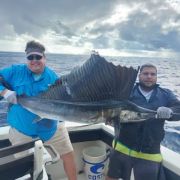 Offshore fishing sailfish Cancun